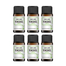 야시엘 고농축 단백질 헤어앰플 극손상 헤어클리닉 영양 트리트먼트 헤어에센스, 6개, 10ml