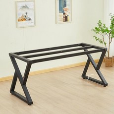 식탁 다리 대리석식탁 프레임 테이블 탁자 스탠드 다이닝 철제다리, 110x50x72.5