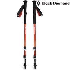 Black Diamond Trail Back 快扣式鋁合金登山杖 112552, 1個, 焦糖棕 Burnt Sienna