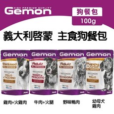 GEMON 啟蒙 主食狗餐包100g, 1個, 雞肉, 100g