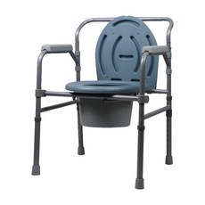 Verano 多功能坐便洗澡椅 七檔高度可調節 可折疊收納設計 附贈可提式附蓋便桶, 如圖所示