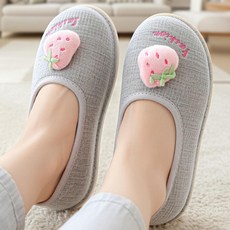 홈앨리스 딸기메쉬 덧신 매쉬 쿠션 스트로베리 층간소음방지 어린이집 선생님 덧신실내화 거실화, 1개, 01 GREY