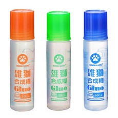 雄獅SIMBALION HG-50/1 合成糊 膠水 50cc (24瓶入)超值組 黏性強 安全無毒, 1個