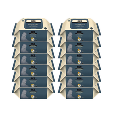 RICO Signature 嬰兒濕巾 70抽12包 金盞花配方 11階段超純水 溫和親膚, 1箱, 12個裝, 65gsm