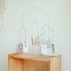 간단상점 포토 집게 인테리어 모빌 천장 장식