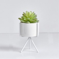 카페현관장식 도자기화분 스탠드형 텃밭화분 소형화분