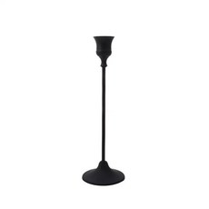 유럽 스타일 금속 캔들 홀더 골든 웨딩 장식 파티 거실 홈 촛대, 20 Black L, 1개, 색상: 5. Black L