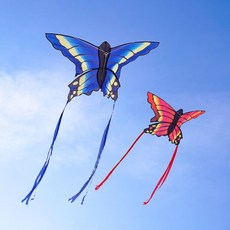 大蝴蝶造型彩色風箏(133*220)(全配/附150米輪盤線) 造型風箏 動物風箏 可愛風箏 兒童風箏, 1個, 全配組(附輪盤集線器+150米線),紅色
