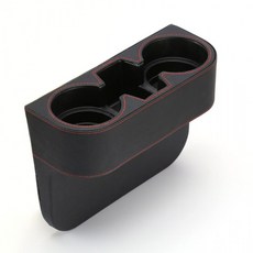 차량용컵홀더 트레이 사이드포켓 수납함 벤츠 BMW 아우디 틈새, 블랙, 1개