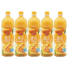 델몬트 망고 로어슈거 1.5, 5개, 1.5L