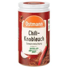 Ostmann 오스트만 스파이시스 - 칠리와 마늘 향신료 준비물 | 매운맛이 강한 육류 요리용 40g 셰이커 틴에 담긴 제품, Ostmann 오스트만 스파이시스 - 칠리와 마늘 향신, 1개