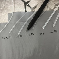 硅膠毛細管 食品級透明軟管, 內徑0.51毫米*外徑1毫米 整卷100