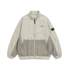 내셔널지오그래픽 NATIONALGEOGRAPHIC 내셔널지오그래픽키즈 K233UFT930 우븐 트레이닝 자켓 IVORY 77693