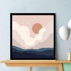 초보용 명화그리기 입문자용 diy 유화그리기 그림 색칠하기 취미 페인팅 캔버스, 1개