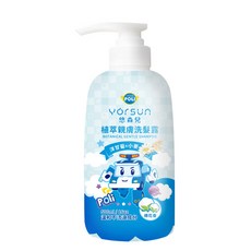 Yorsun 悠森兒Poli波力 敏弱呵護 3in1 洗髮沐浴泡泡露500ml 植萃親膚 溫和不刺激 寶寶洗髮精沐浴乳二合一, 1個, 洗髮露-棉花香, 50g