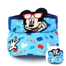 미키마우스 키즈썬캡 유아캡모자