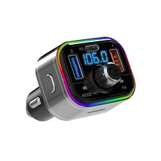 7in1 블루투스 무선 카팩 무드등 핸즈프리 고속 충전, 본상품선택, 본상품선택