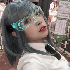 사이버 펑크 주다사 고글 안경 2type/LED 외계인 인싸 zin+5802Dp, 듀얼형, 본상품선택