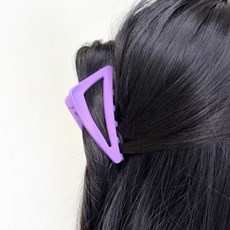 삼각형 무광 올림머리 데일리 집게핀 헤어핀 머리핀