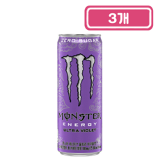 코카)몬스터에너지(울트라)바이올렛, 3개입, 355ml