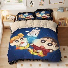 크레용신짱 침구커버세트 4종 (이불 시트 베개커버)