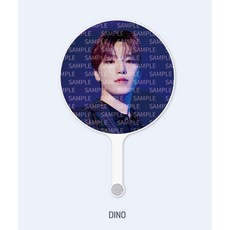 SEVENTEEN 2021 HOLIDAY COLLECTION 聖誕節 Dino 手持風扇, 1個, 迷你扇子 Dino