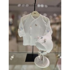 [백화점 정품] 에뜨와 신생아 순면 사계절 배냇 슈트 임신 출산 선물 배내저고리 모자세트