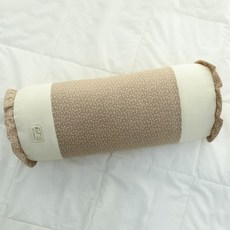 쿠션쿠니 세라 순면 원형 캔디 베개 쿠션 커버(솜X)