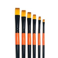 인조황모 평붓 6호 1P 서예도구 전문가붓