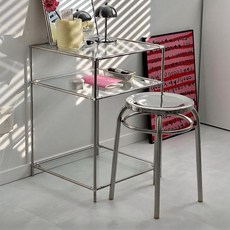 오그레 스테인레스 라운드 스툴, 실버