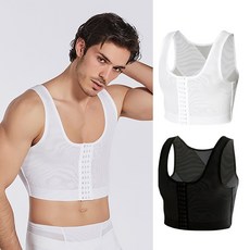 라온피플 남성 보정 코르셋 조끼 가슴 여유증 어깨 보정