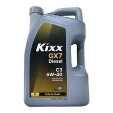 kixx GS칼텍스 킥스 D1 C3 5W40 6L 디젤 엔진오일, kixx D1 C3 5W40 6L, 1개