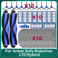 Anker Eufy RoboVac L70 Hybird 로봇 진공 청소기 메인 롤러 사이드 브러시 Hepa 필터 교체 액세서리에 적, 08 Set N