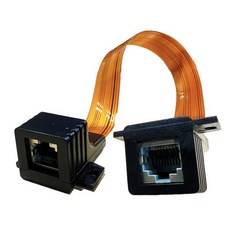 창틀 통과형 RJ-45 랜 연장 케이블 30cm (S-ANT101) -, RJ-45 랜 방수 커넥터 난연소재 8P 8C