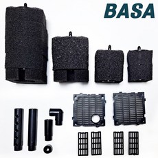 BASA 바사 역저면 측면 여과기 부속품 리필 필터 모음 / 교체용 스펀지 연결관 저면판 엘보 레인바 청소, 마개, 1개