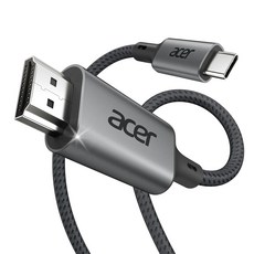 에이서 4K UHD 60Hz C타입 to HDMI 미러링 케이블, 2m, 1개