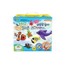 물에뜨는 천사실리콘 수족관 1박스(8개), 1