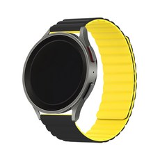 바나나랜드 갤럭시워치 7/6/5/4 실리콘 자석 스트랩 마그네틱 밴드 20mm 호환