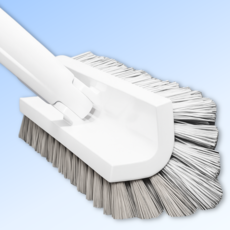 [초간편 청소 + 결과는 전문가급]집안굿 화장실 청소솔 욕실 바닥, 1개, 퓨어화이트