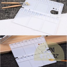 지니셀 미술용 플라스틱 파레트 유화 아크릴 물감 혼합 미술용파레트