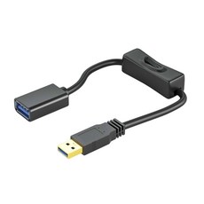 스위치 버튼이 있는 남성용 데이터 라인 직선형 USB3.0 익스텐더 케이블, 01 1.5m, 1개