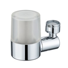 QWE 廚房水龍頭過濾器 可旋轉防潑水起泡器, 奶白色, 1個