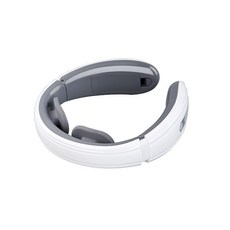 頸椎按摩器 電磁電擊加熱脈衝護頸儀 電腦式充電, t600充電版, 白色