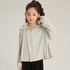 UPPERCUT 여아 자외선차단 바람막이 아동 키즈 주니어 윈드브레이커 경량 후드집업 아이돌 후드