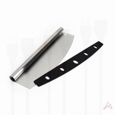 주방 베이킹 도우 반달피자칼 스텐 절단기 요리 제과제빵 둥근 피자커터 반달칼