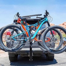 차량용 자전거 거치대 적재 후미형 SUV 캐리어 견인, 1개, 상세페이지 참고