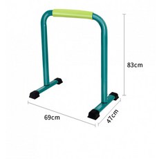 이퀄라이저바 딥스바 평행봉 인버티드로우바 발레봉 가정용, 01. 조절불가 78cm