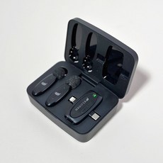 MAGIPEA 無線收音抗噪麥克風 1對2直播拍片專用, 黑(雙麥好收音2.0 +麥克風罩10入), 雙麥好收音2.0