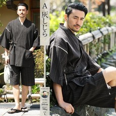 유카타잠옷 남성용 일본식 가운 손님용 유니폼 로브 자쿠지 목욕