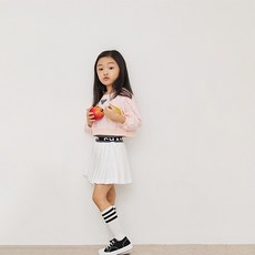 몽콕 여아 아동 로고 밴드 주름 치마바지 치랭스